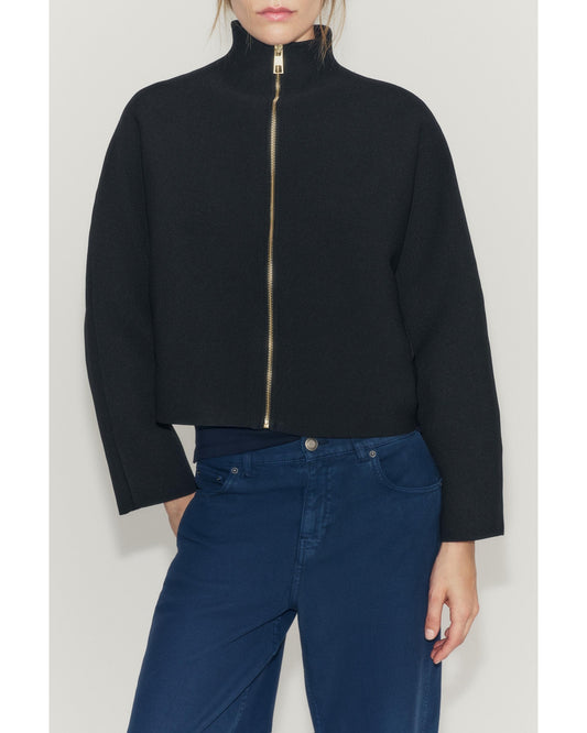 High Neck Zip Jacket